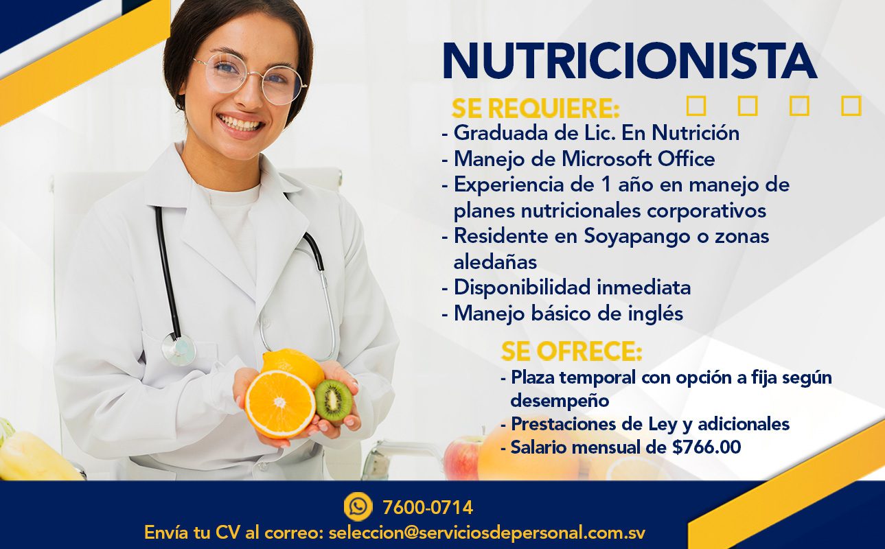 NUTRICIONISTA