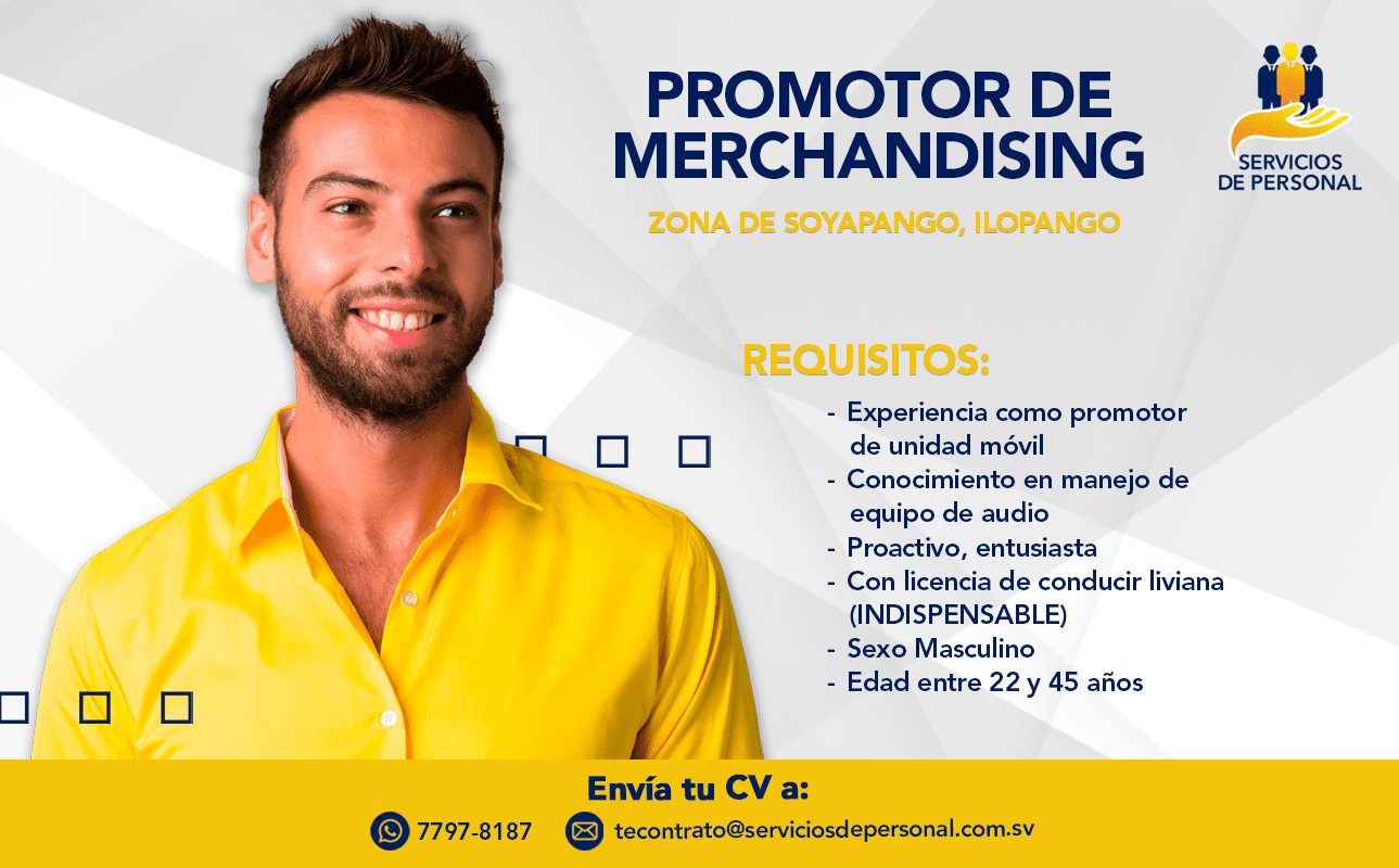 PROMOTOR DE MERCHANDISING