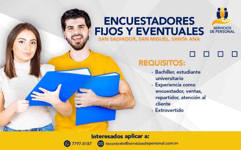 ENCUESTADORES FIJOS Y EVENTUALES