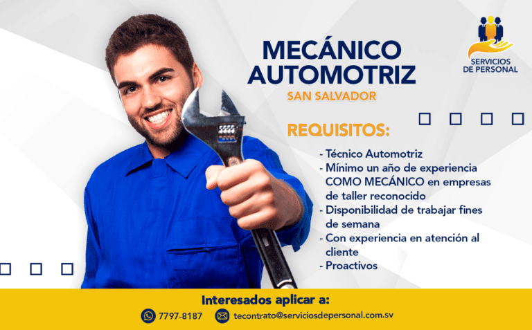 MECANICO AUTOMOTRIZ