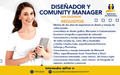 DISEÑADOR Y COMUNITY MANAGER